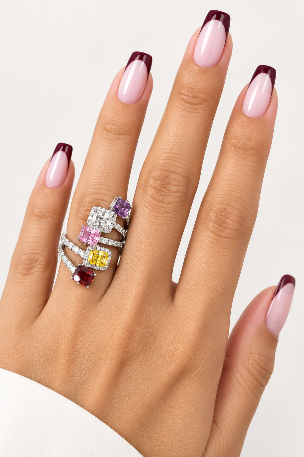 Anello multi zircon