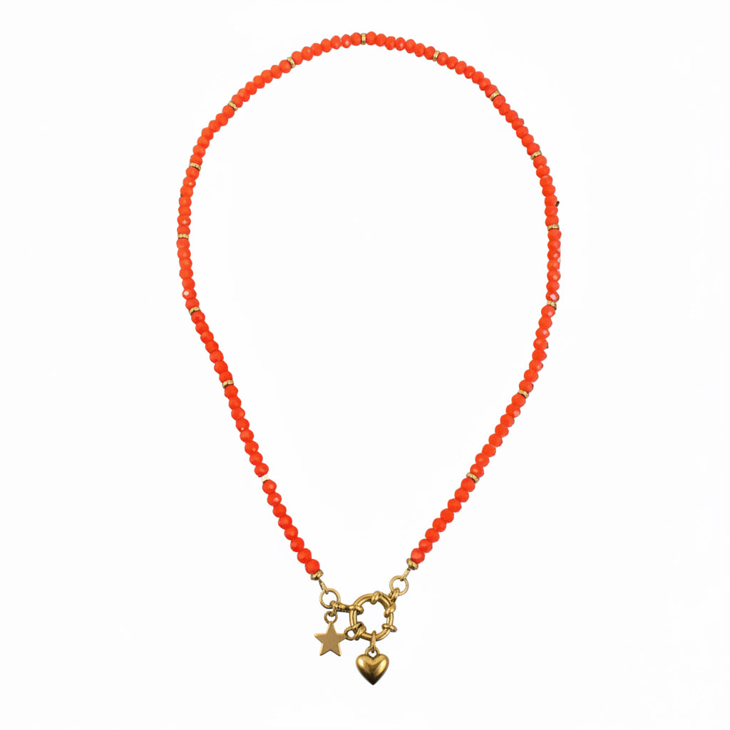 Collana icona con 2 charms