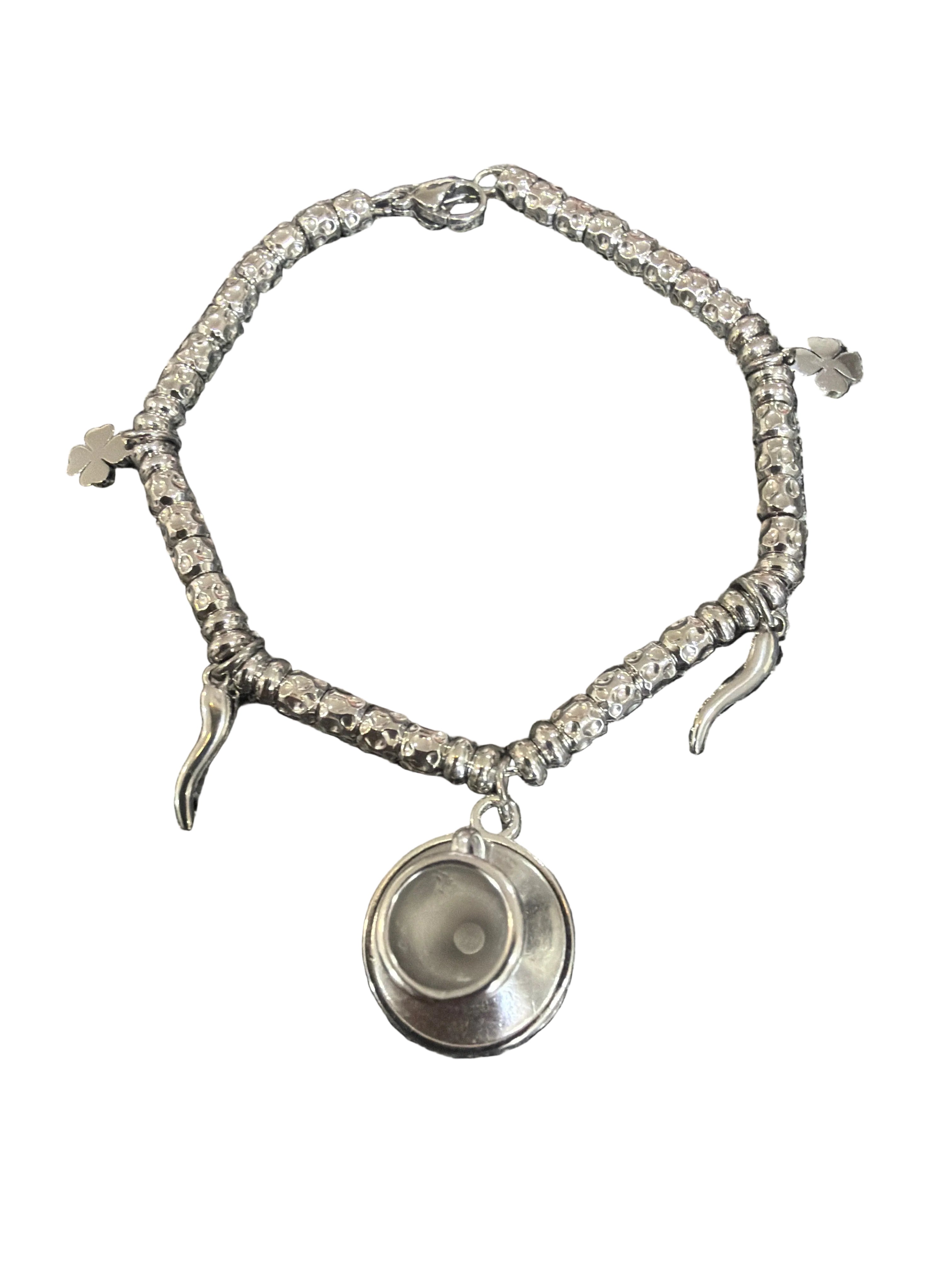 Bracciale pepite e tazzina