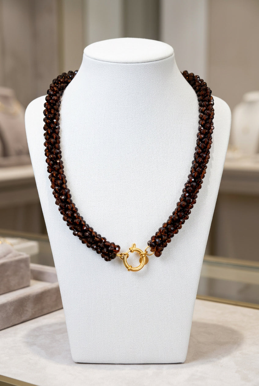 Collana tubolare Cristal