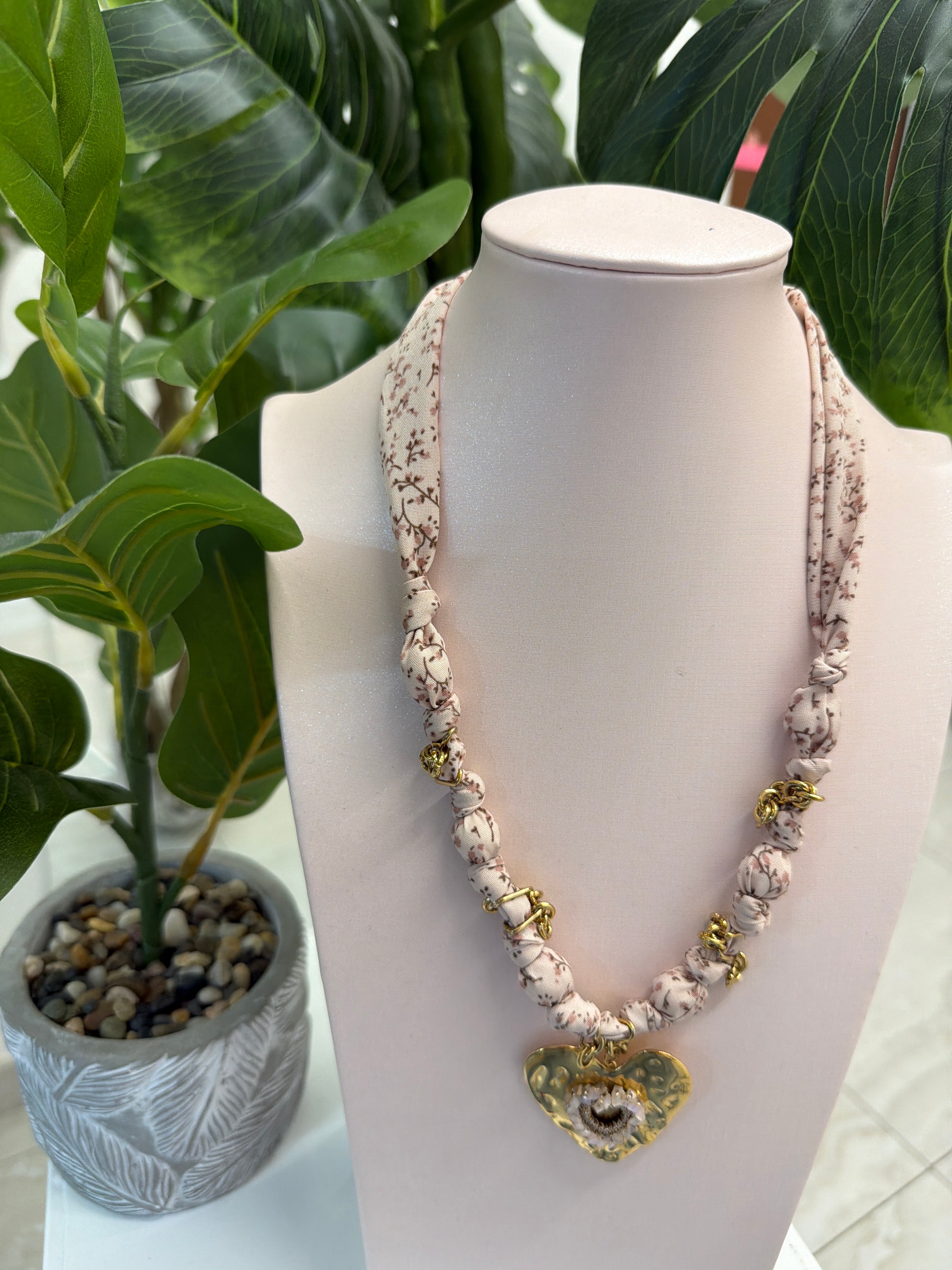 Collana Foulard Cuore