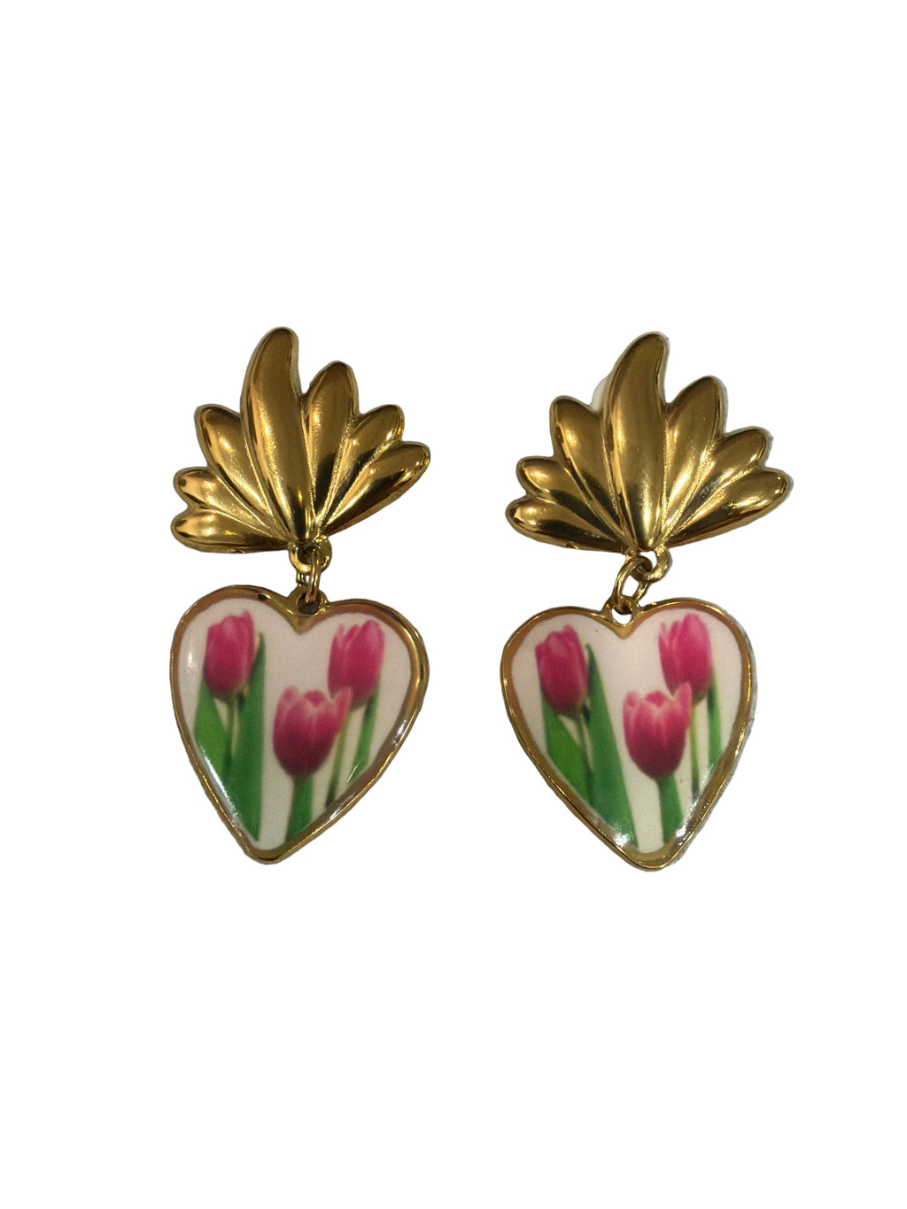 Orecchini Tulipan Clips