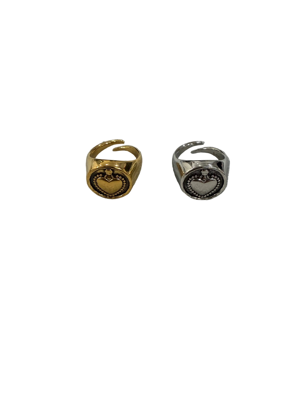 Anello mignolo cuore sacro