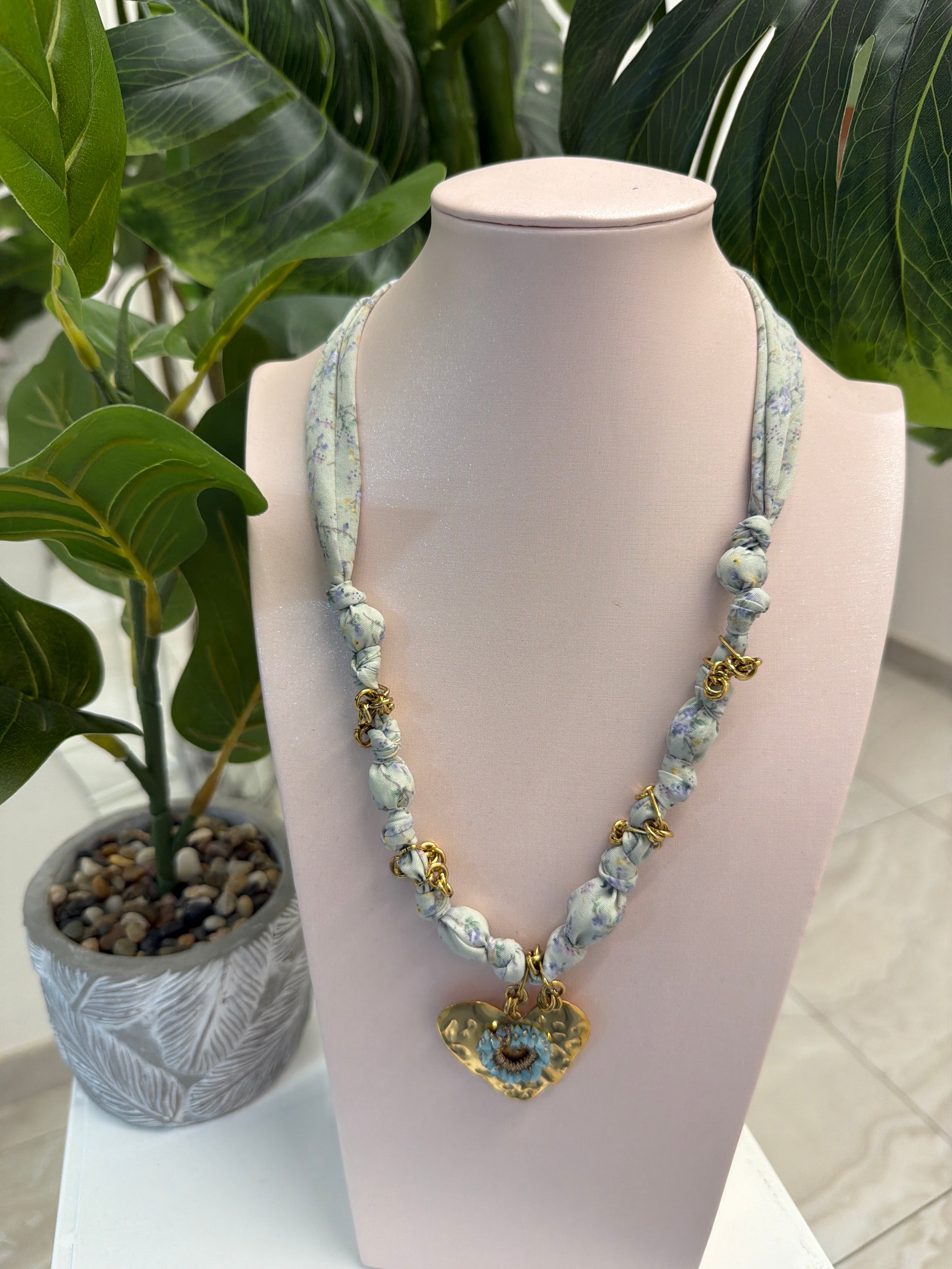 Collana Foulard Cuore