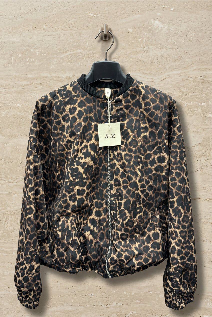 Giubbino leggero animalier