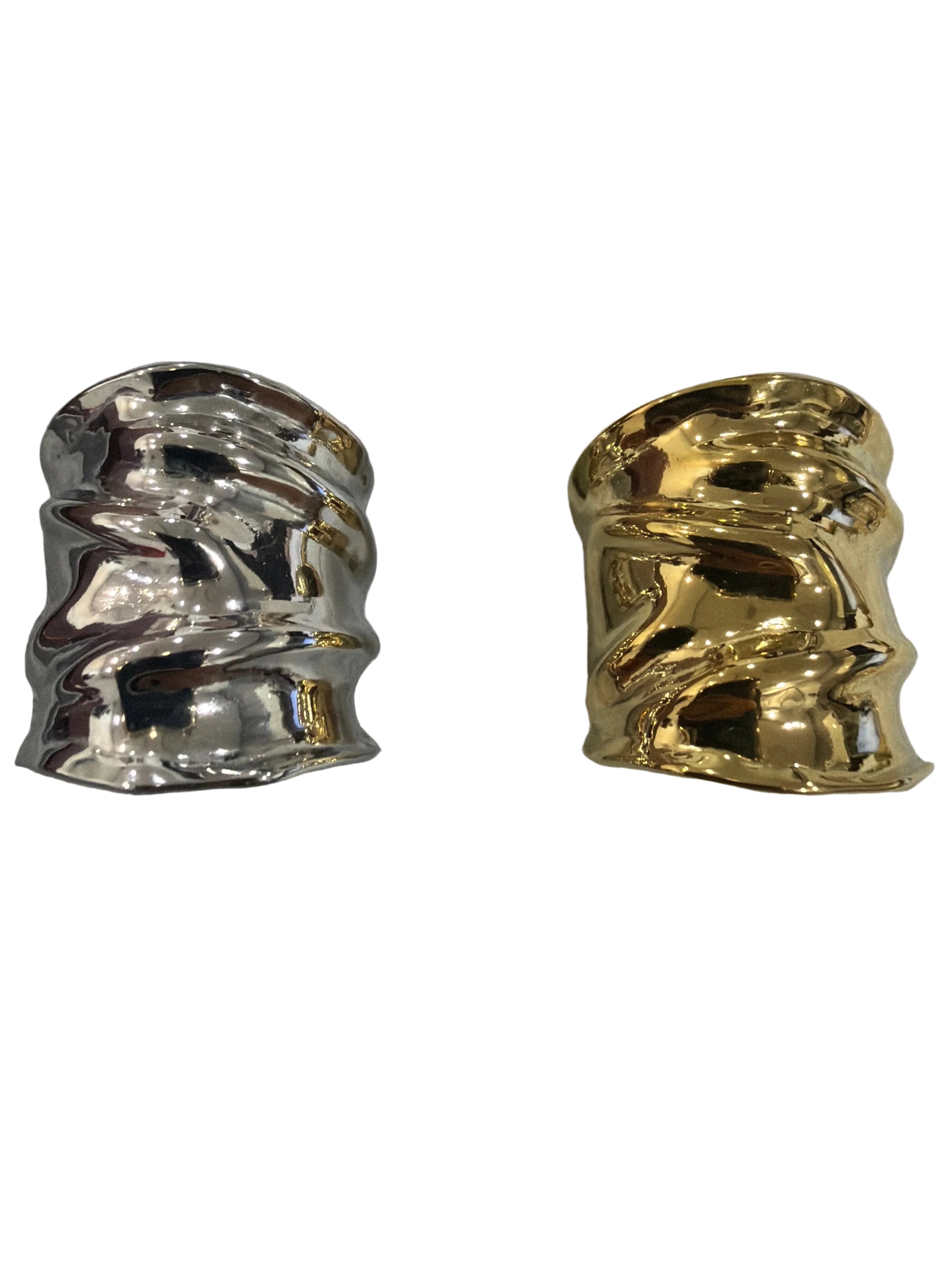 Anello Fascione martellato