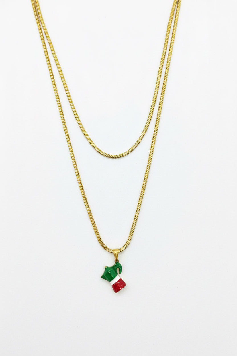 Collana Caffettiera Italia