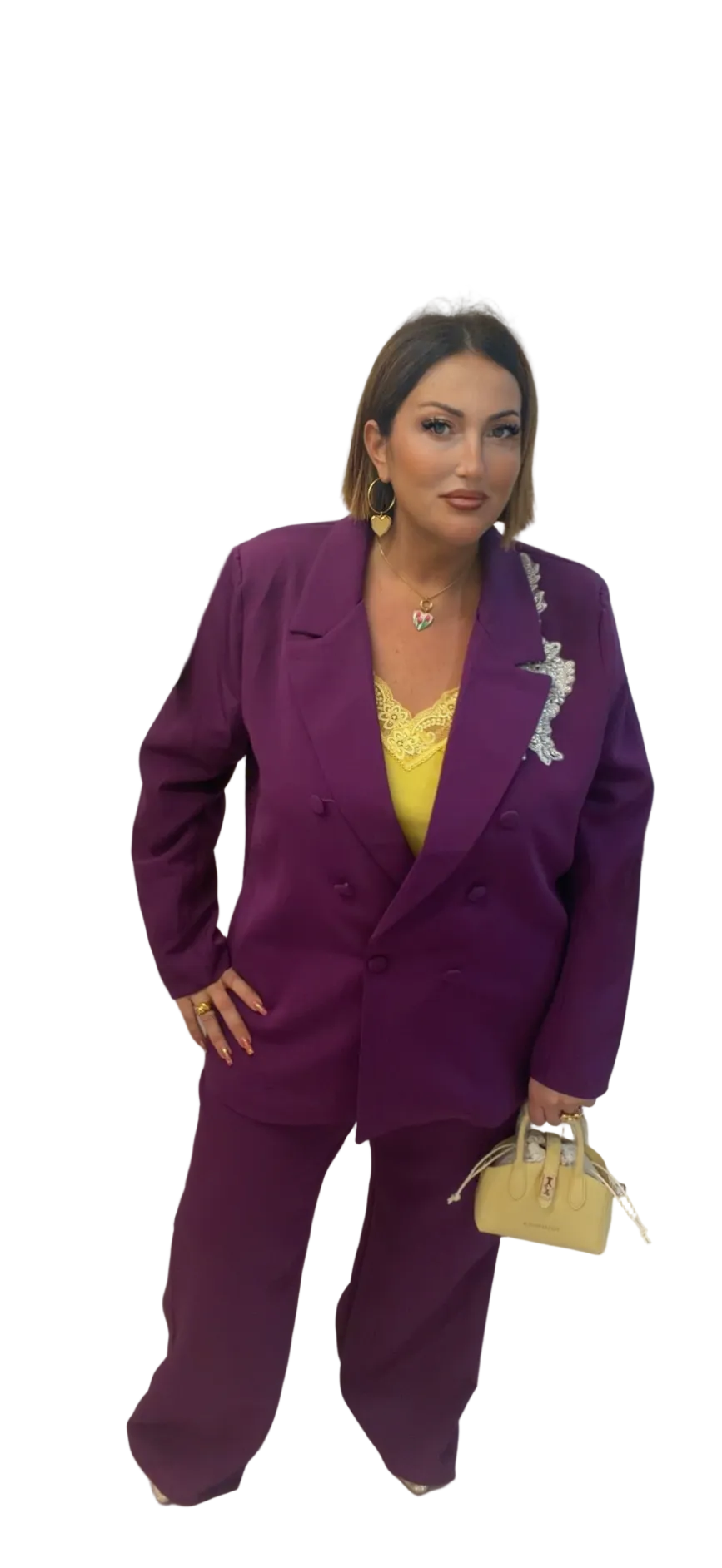 Tailleur Violet