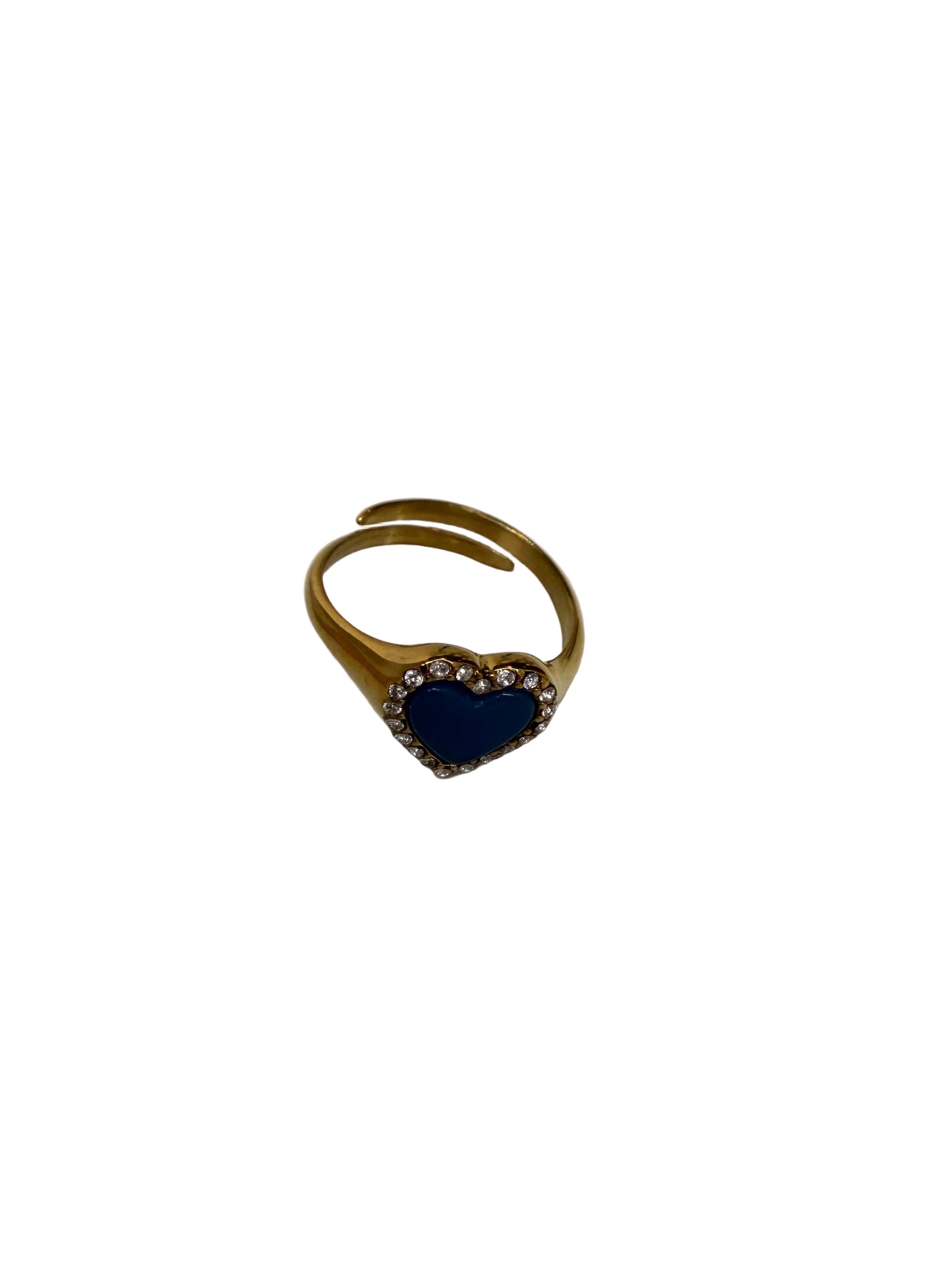 Anello cuore Mignolo regolabile