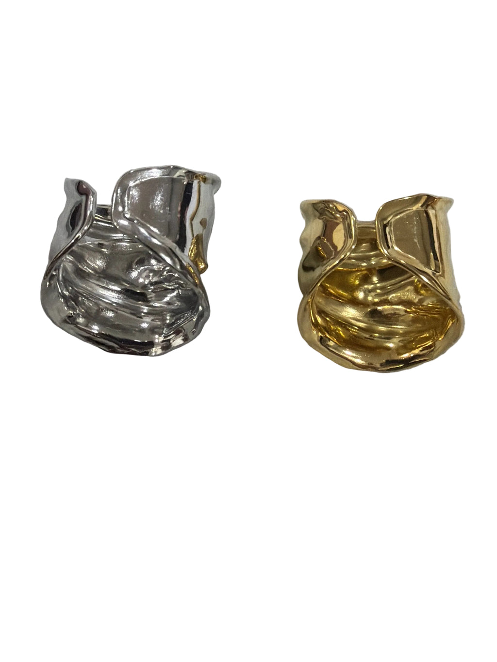 Anello Fascione martellato