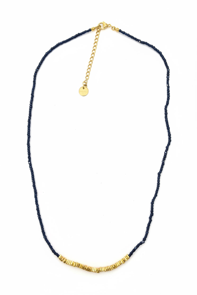 Collana micropietre girocollo