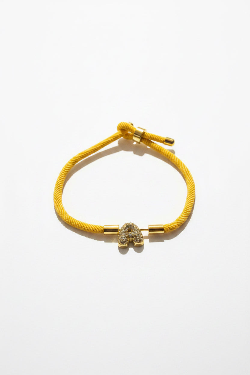 Bracciale Summer con letterina zirconata