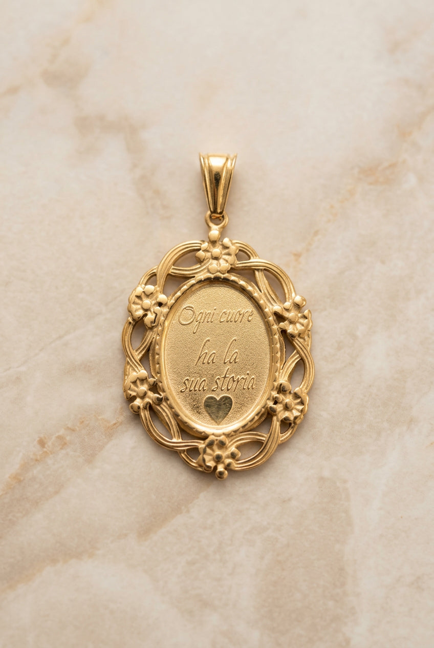 Charm 3 cm ogni cuore ha la sua storia