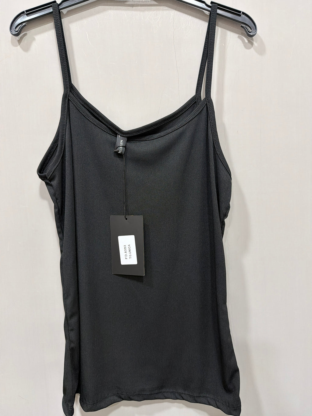 Canotta bretella stretta curvy