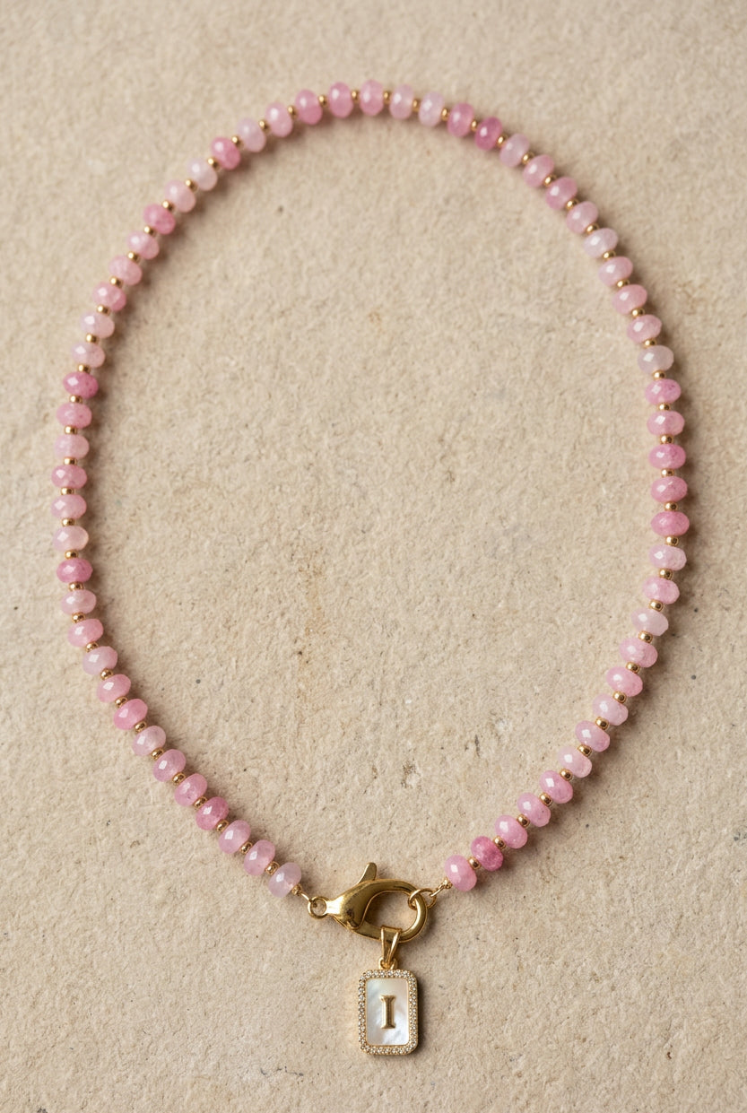 Collana Pink letterina