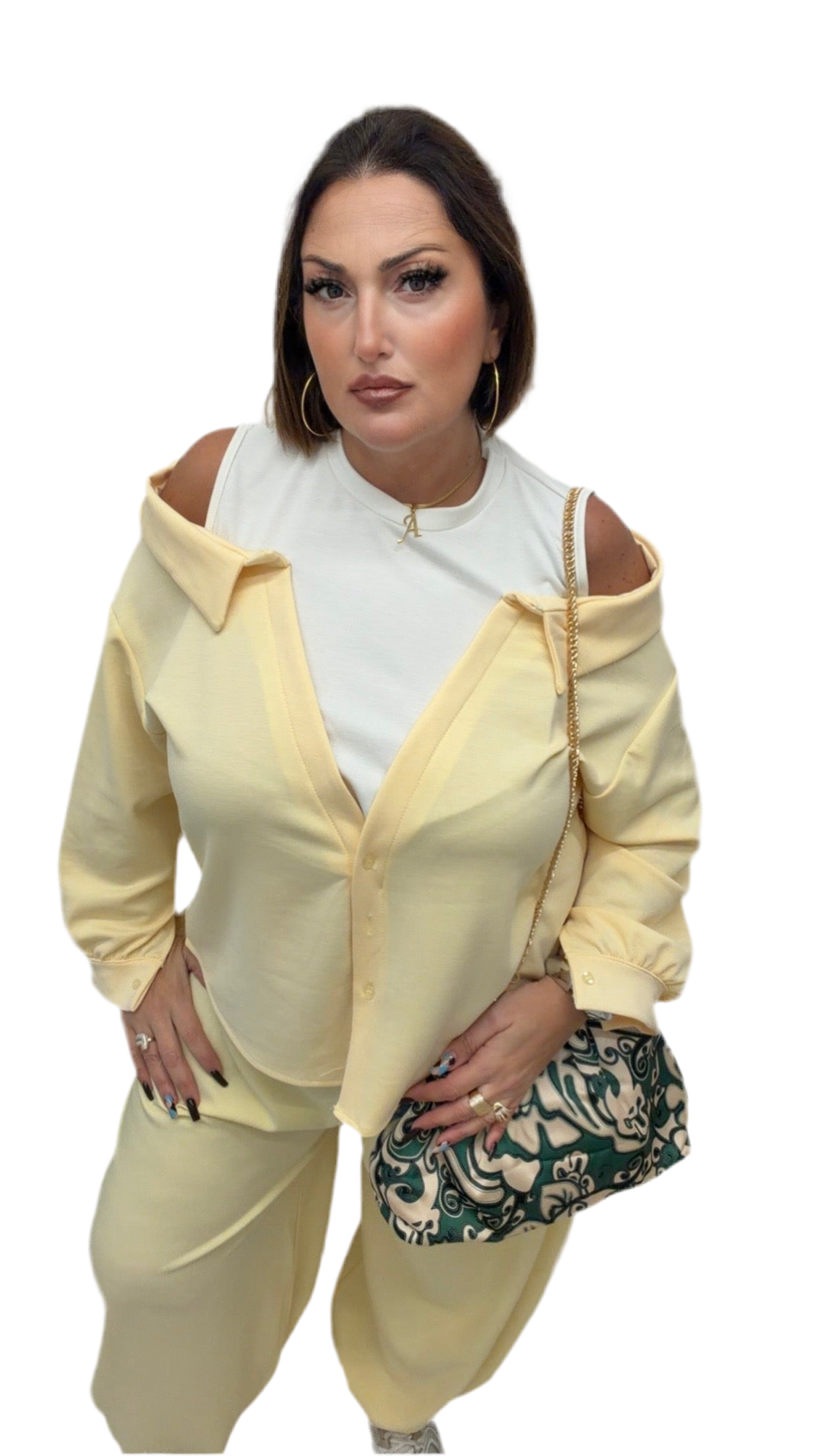 Maglia Camicia Marina