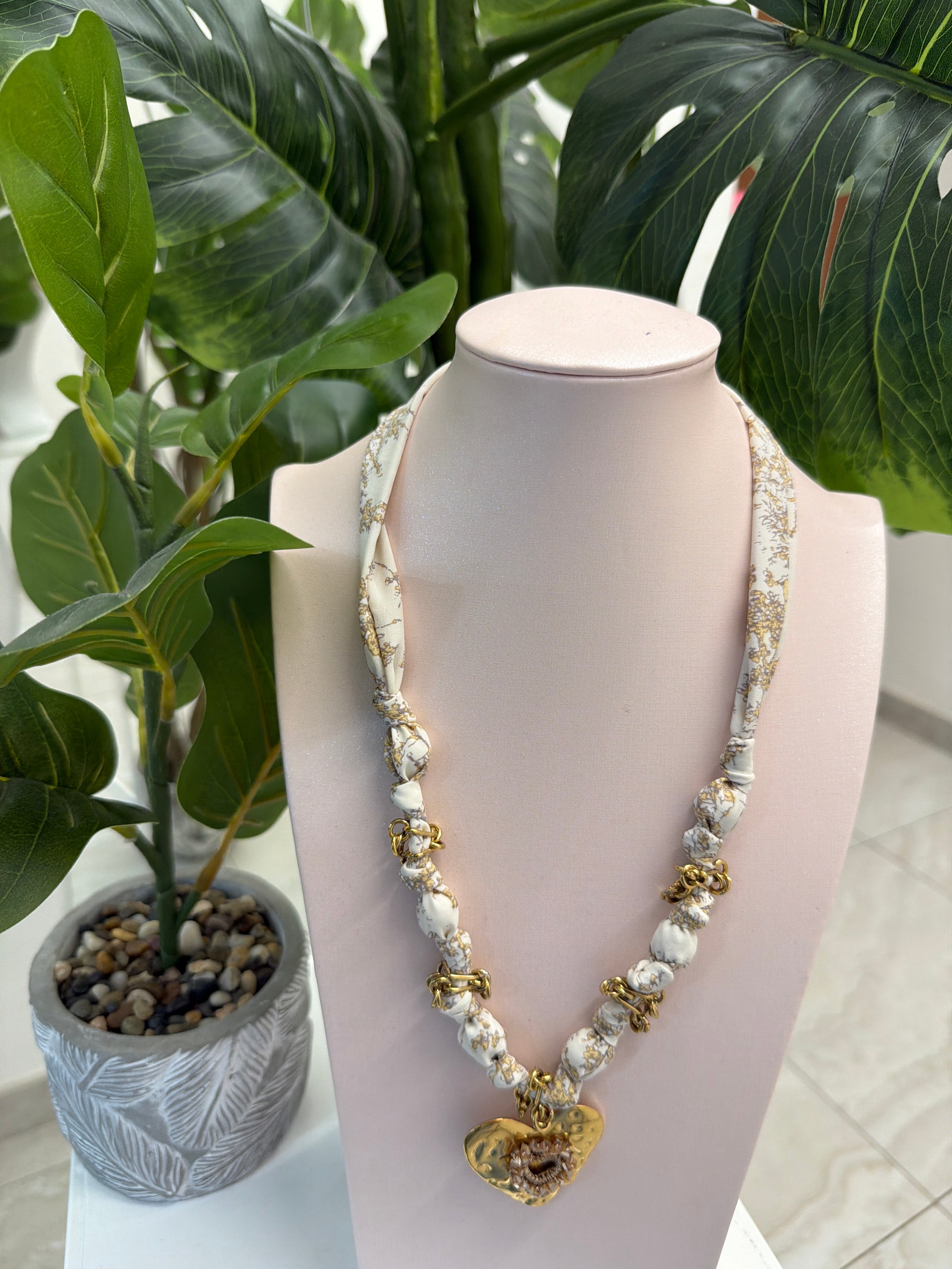 Collana Foulard Cuore