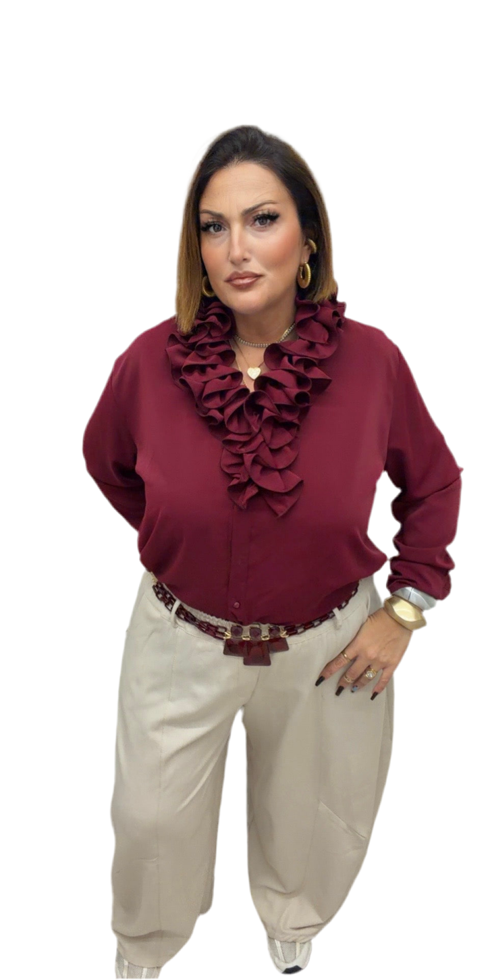 Camicia Rouche