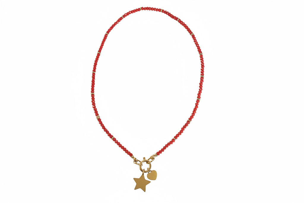 Collana icona con 2 charms