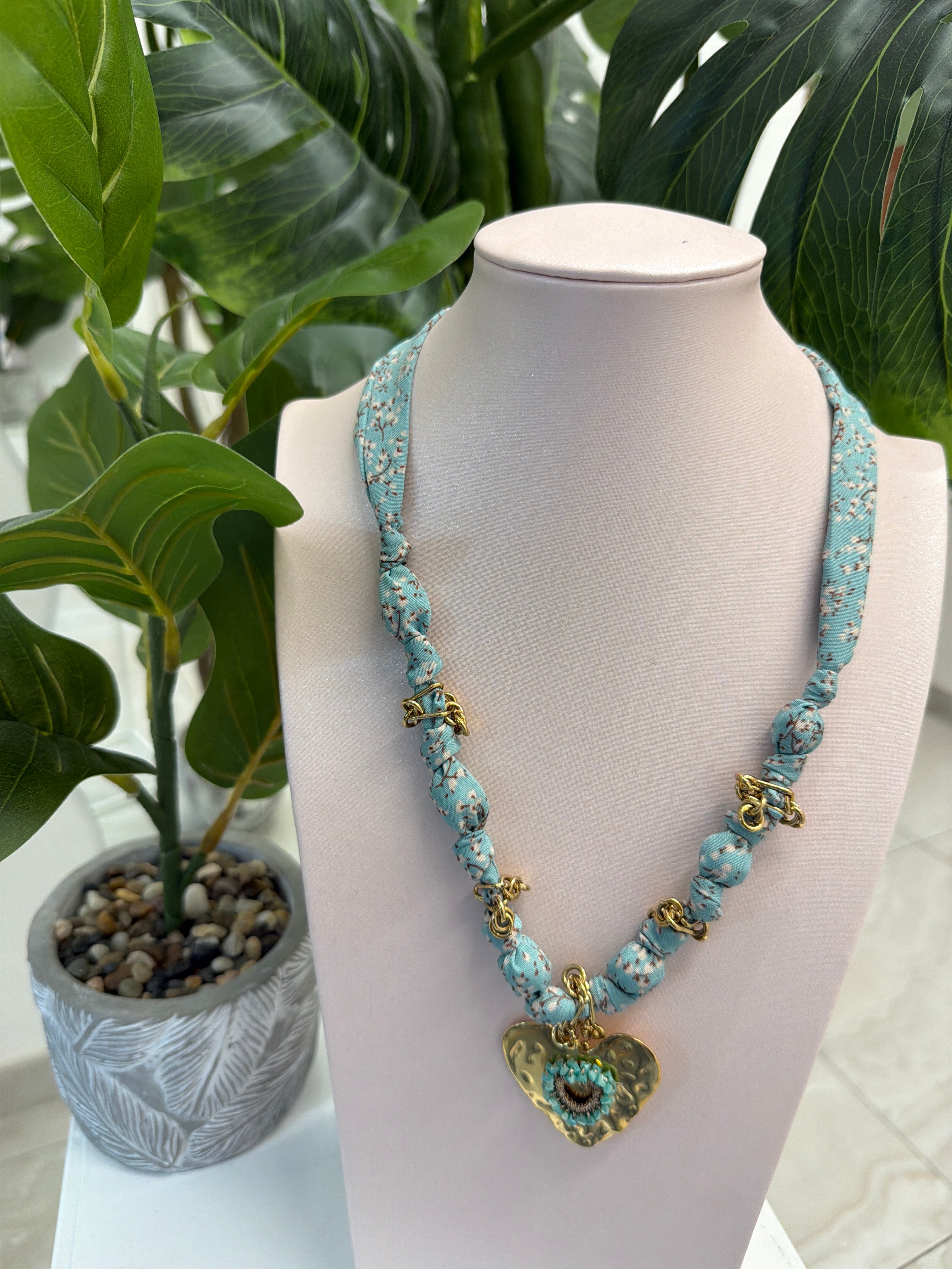 Collana Foulard Cuore