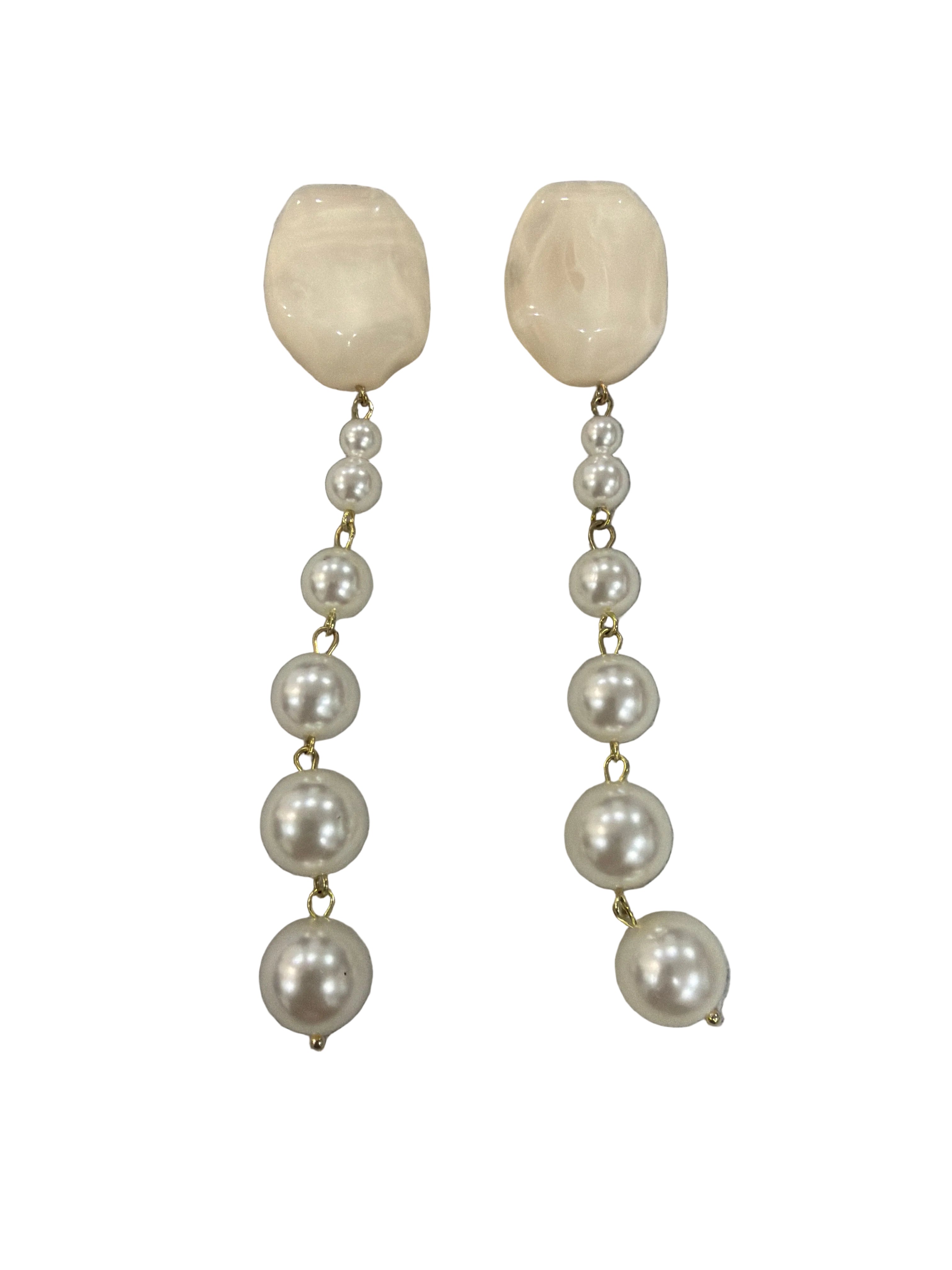 Orecchini Clips perla