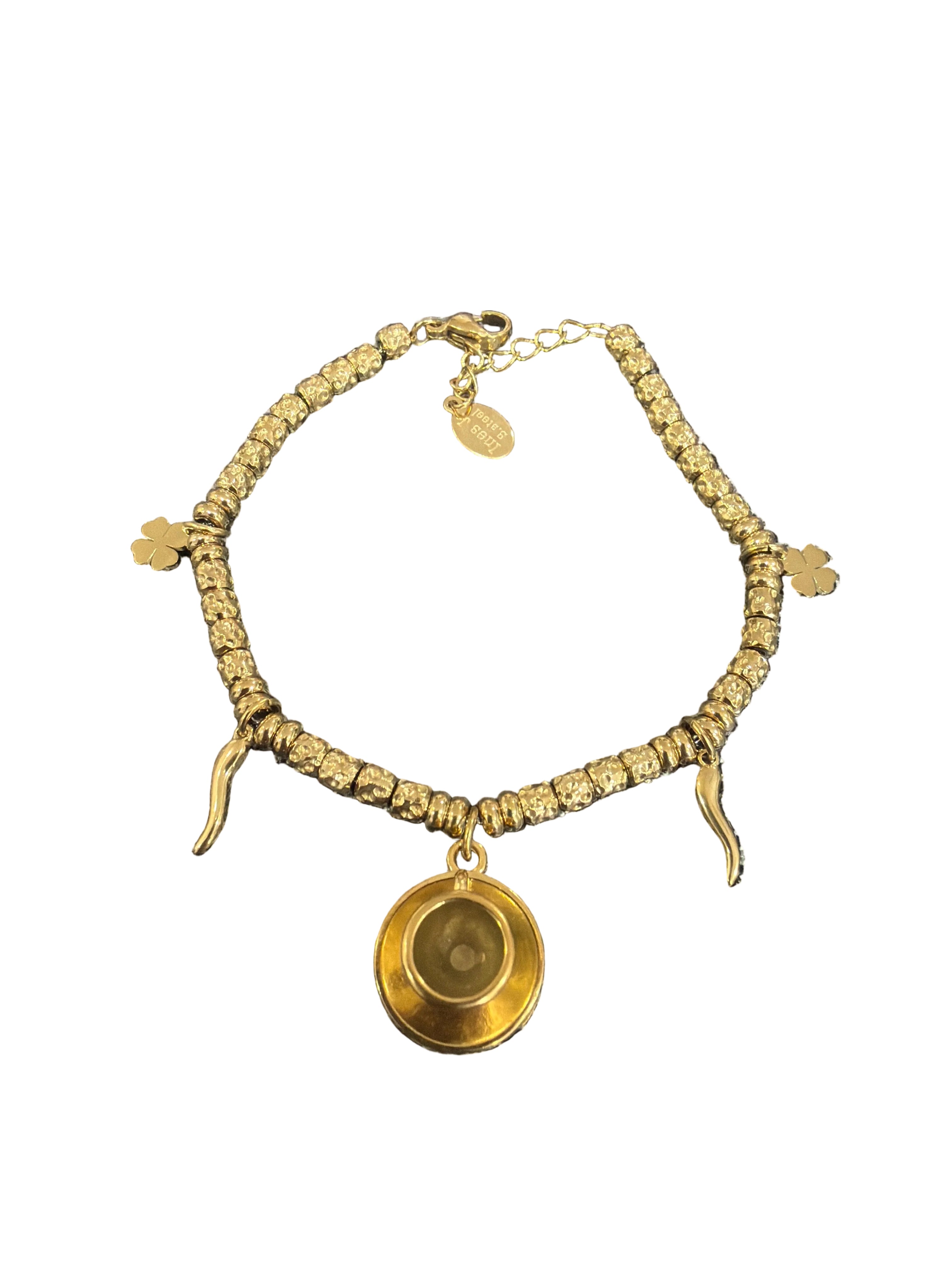 Bracciale pepite e tazzina