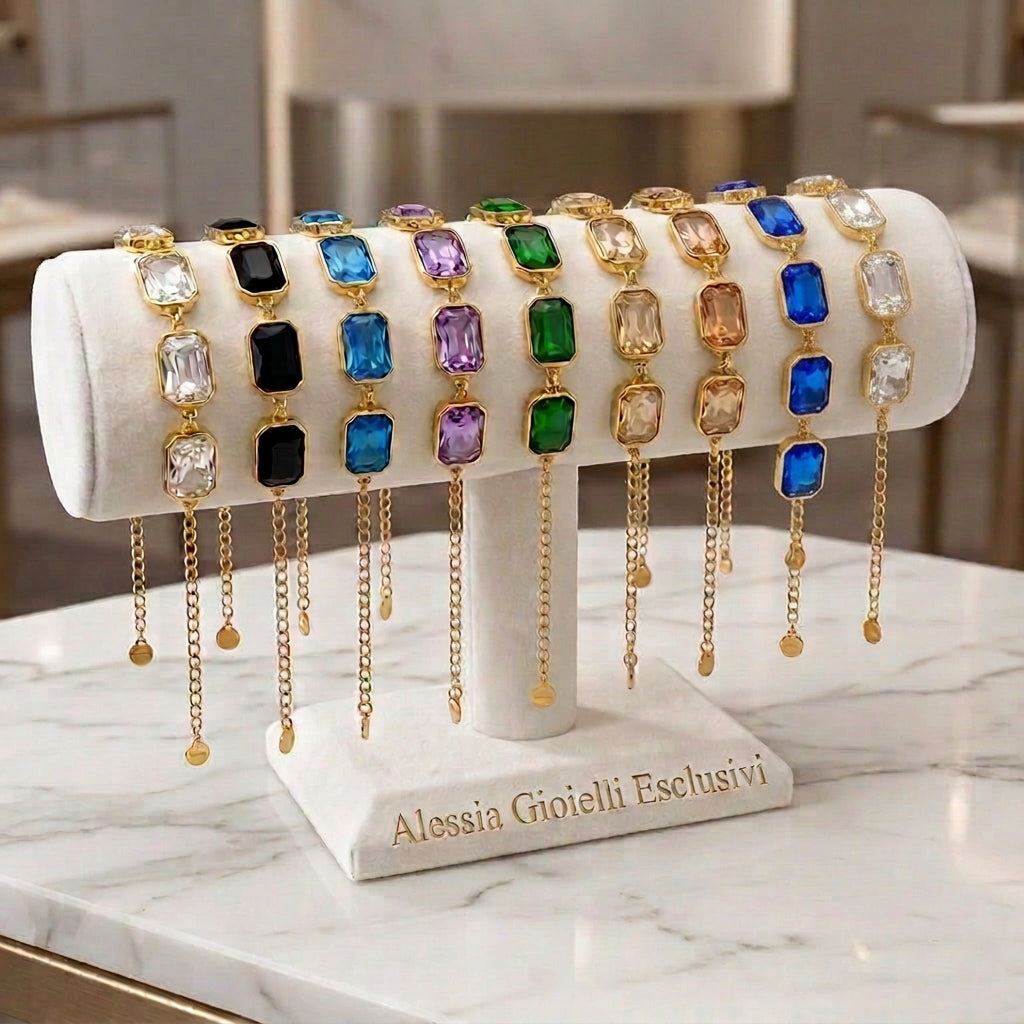 Bracciale strass