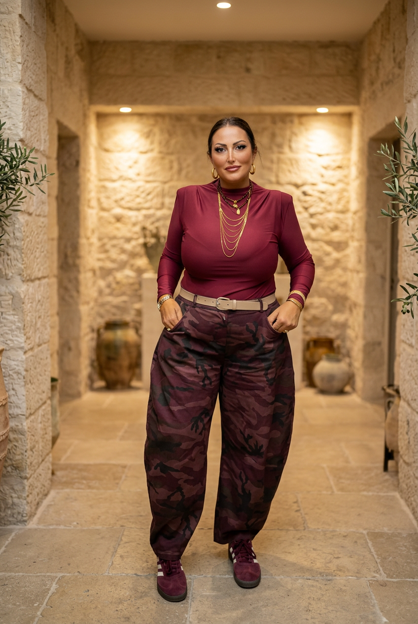 Jeans leggero militare
