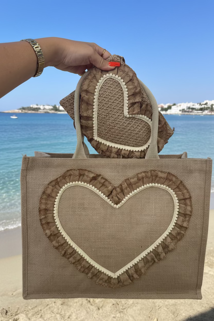 Coordinato Mare cuore sabbia